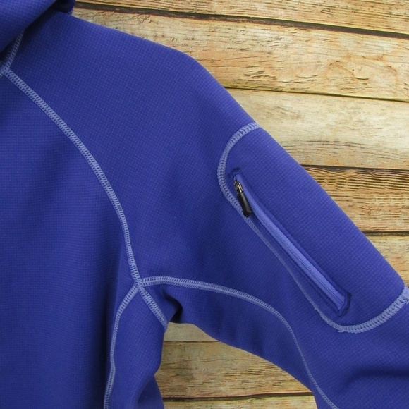 REI Purple Zipper Front Polartec Hoodie S - Picture 3 of 16